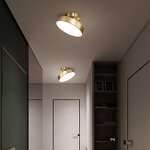 Brass Ceiling Light Factory - OEM Round Porch Nordic Simple Corridor Lighting