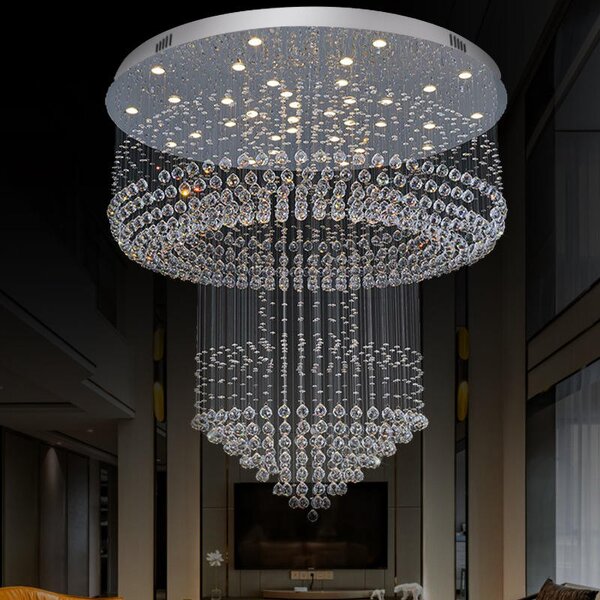 Crystal Ball Pendant Light Manufacturer - OEM Contemporary Stairs Hotel Ceiling