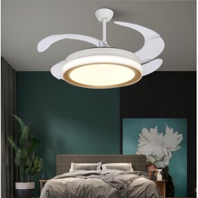 Remote Ceiling Fan Factory - OEM Modern 42 Inch 3 Blade LED Light