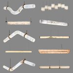 Marble Chandelier Factory - OEM Professional Design White Alabaster Light