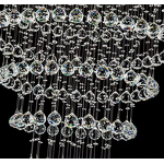 K9 Crystal Chandelier Factory - OEM Luxury Stairs Modern Flush Mount Beads