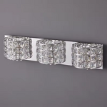 Crystal Vanity Light Manufacturer - OEM Bathroom Fancy Sconce LED Wall Lamp
