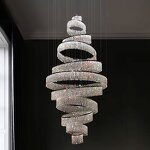 Crystal Chandelier Factory - OEM Modern Luxury Spiral Staircase Lighting
