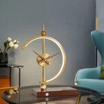 Clock Desk Light Factory - OEM Exquisite Nordic Wooden Wireless Charger Lamp