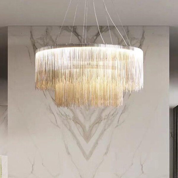 Waterfall Pendant Light Manufacturer - OEM Personality Artistic Fringed Modern