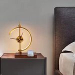 Clock Desk Light Factory - OEM Exquisite Nordic Wooden Wireless Charger Lamp