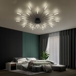 Black Gold Ceiling Lamp Manufacturer - OEM Minimalist Ultra Thin Dining Room