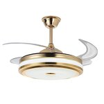 Ceiling Fan Light Manufacturer - OEM Modern Decoration Gold Three Colors Style
