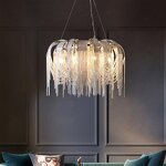 Aluminum Chain Pendant Light Manufacturer - OEM Custom Circular Soft Fitting Tassel