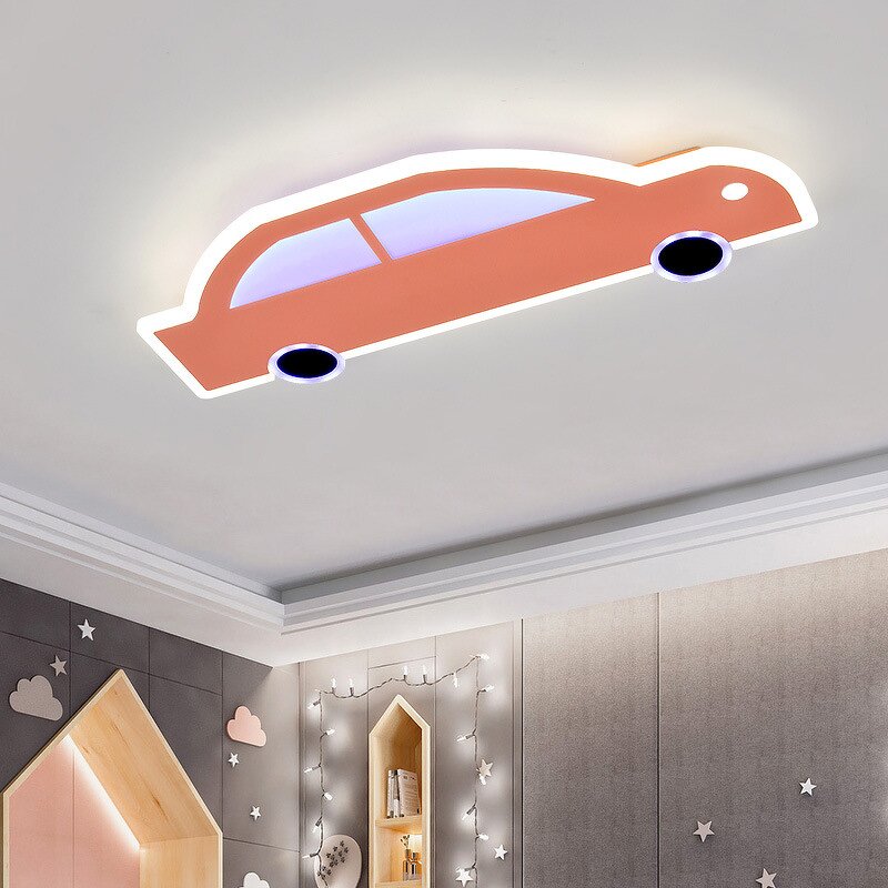 Cartoon Ceiling Light Factory - OEM Modern Boy Cars Modeling LED Protection