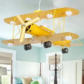 3D Kids Pendant Light Manufacturer - OEM Creative Boy Girl Colorful Plane