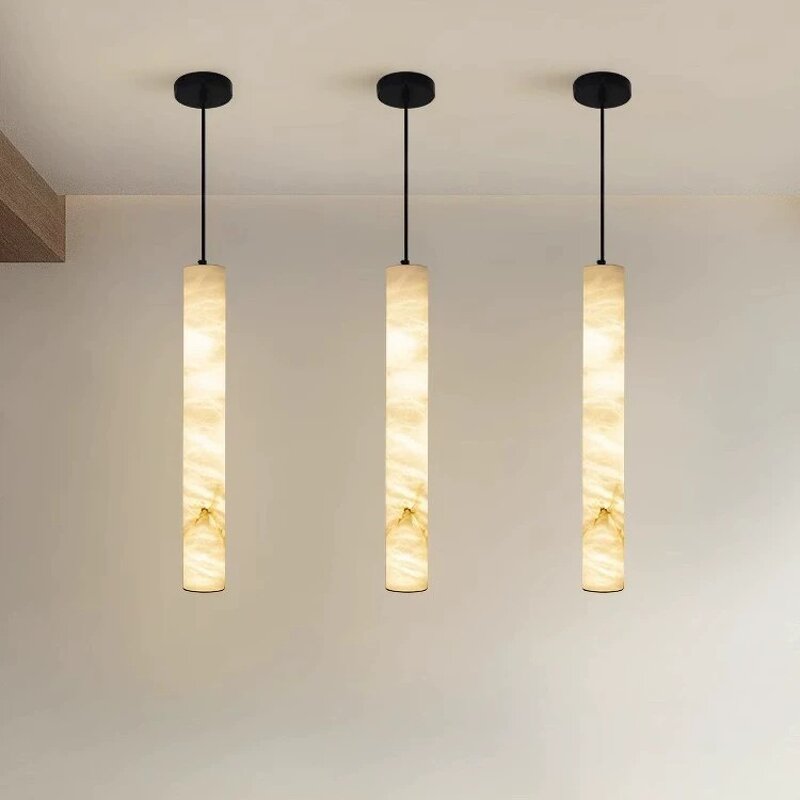 Marble Pendant Light Manufacturer - OEM Simple Natural Marble Chandelier