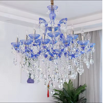 Colored Raindrop Chandelier Manufacturer - OEM Cafe KTV Club Glass Beads Design