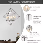 Glass Box Pendant Light Manufacturer - OEM Bedroom Iron Art Living Room Lighting