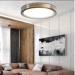 Copper Ceiling Lamp Manufacturer - OEM Luxury LED Round Modern Bedroom Light