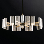 Acrylic Pendant Light Factory - OEM Modern Aluminum K9 Crystal Black Gold