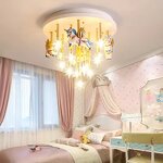 Carousel Chandelier Factory - OEM Modern Children's Room Princess Boy Girl