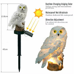 Solar Owl Light Manufacturer - OEM New Style Park Pathway Handicraft Garden