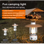 Portable Camping Light Factory - OEM New Dimming Waterproof Retro Lantern