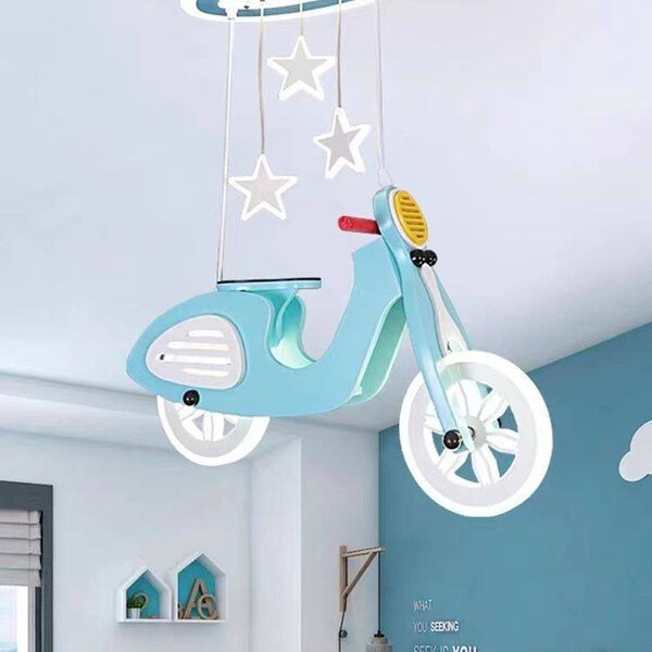 Bicycle Pendant Light Manufacturer - OEM Cartoon Cute Motorcycle Children's Ceiling