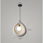 White Pendant Light Manufacturer - OEM Modern Kitchen Island Wabi Sabi Style