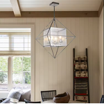 Glass Box Pendant Light Manufacturer - OEM Bedroom Iron Art Living Room Lighting