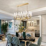 Brass Chandelier Manufacturer - OEM Home Decor Metal Nordic Glass Pendant