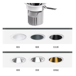 Mini Spotlight Factory - OEM Ceiling Cabinet 3w Recessed SMD 4x4 Metal Black