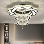 Crystal Ceiling Light Manufacturer - OEM Luxury K9 Clear Crystal Lamp