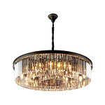 Black Crystal Chandelier Factory - OEM Modern Crystal Pendant Lights Luxury