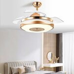 Gold Ceiling Fan Manufacturer - OEM Hot Sale Indoor Decoration Fancy Lights