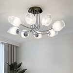 Gold Pendant Light Manufacturer - OEM Modern LED Black Iron Nordic Chandelier