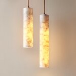 Alabaster Pendant Light Manufacturer - OEM Height Adjustable Nordic Chandelier