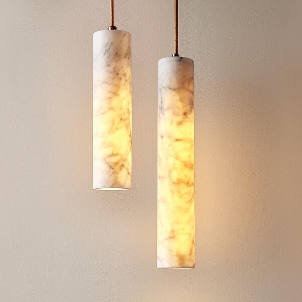 Alabaster Pendant Light Manufacturer - OEM Height Adjustable Nordic Chandelier