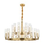 Brass Chandelier Manufacturer - OEM Home Decor Metal Nordic Glass Pendant