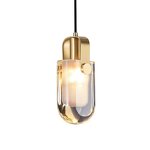 Gold Crystal Pendant Light Manufacturer - OEM Tendering Minimalist Small Bedroom Light