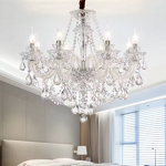 Mirror Chandelier Factory - OEM Hotel Foyer Wedding Moroccan Clear Crystal