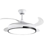 Ceiling Fan Factory - OEM European Simple White 72 Inch LED
