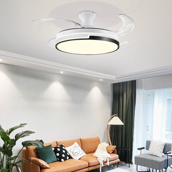 LED Ceiling Fan Factory - OEM Hotel Crystal DC Motor Smart Control