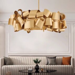 Metal Pendant Light Manufacturer - OEM Designer Art Irregular Creative Chandelier