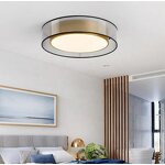 Copper Ceiling Lamp Manufacturer - OEM Luxury LED Round Modern Bedroom Light