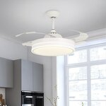 Chandelier Ceiling Fan Manufacturer - OEM Modern Three Colour Copper AC Motor
