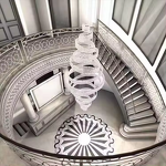 Crystal Chandelier Factory - OEM Modern Luxury Spiral Staircase Lighting