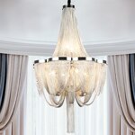 Aluminum Chain Chandelier Factory - OEM Wedding Decoration Dining Room Hotel