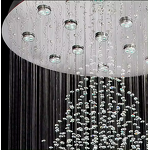 Crystal Chandelier Factory - OEM High Ceilings Customized Villa Lobby Lighting