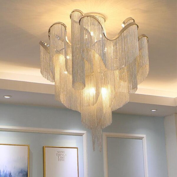 Aluminum Chain Chandelier Manufacturer - OEM Tassel Ceiling Nordic Luxury Hanging