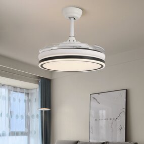 Ceiling Fan Manufacturer - OEM All Copper Motor ABS Blade LED Light