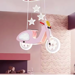 Bicycle Pendant Light Manufacturer - OEM Cartoon Cute Motorcycle Children's Ceiling