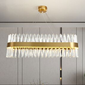 Gold Crystal Chandelier Manufacturer - OEM Modern Bedroom Luxury K9 Crystal
