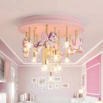 Carousel Chandelier Factory - OEM Modern Children's Room Princess Boy Girl